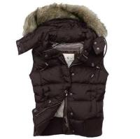 dames abercrombie fitch fur hooded bodywarmer koffie Winkel Almere f7rvm611